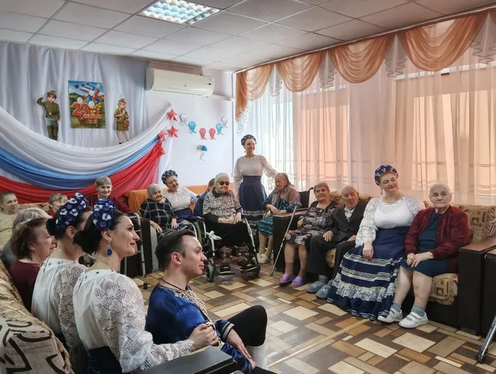 Выступление ансамбля Вера в пансионате ветеранов труда