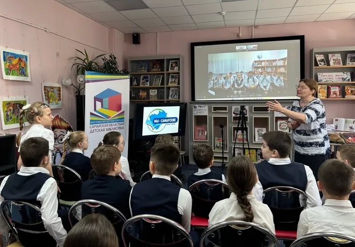 Участники онлайн-турнира из цикла "Мы-самарские" из школы города Самара