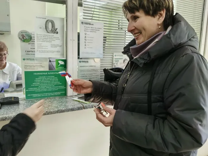 Раздача буклетов жителям села Дубовый Умёт