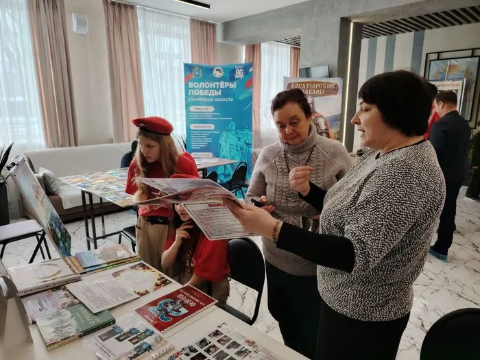 Работа интерактивной площадки на празднике, посвящённом Дню защитника Отечества