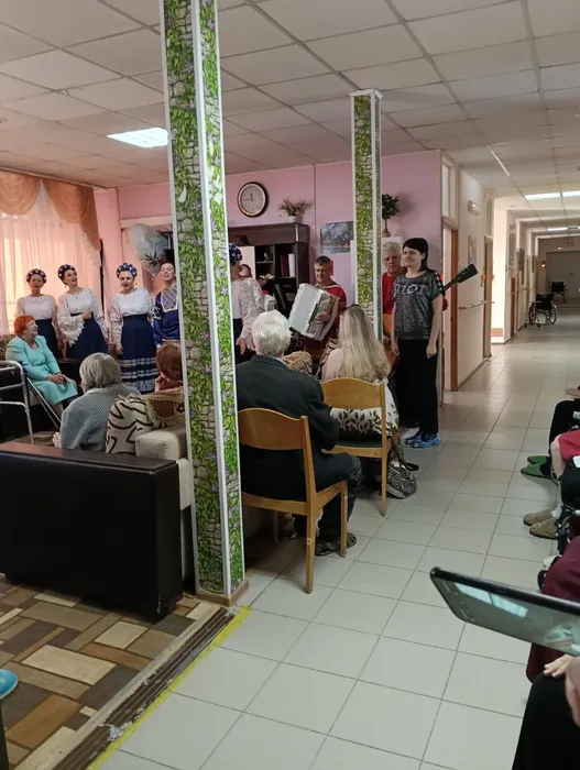 Выступление ансамбля Вера в пансионате ветеранов труда