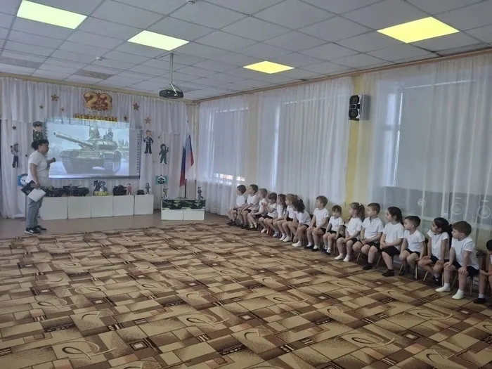 День защитника Отечества в детском саду Колосок