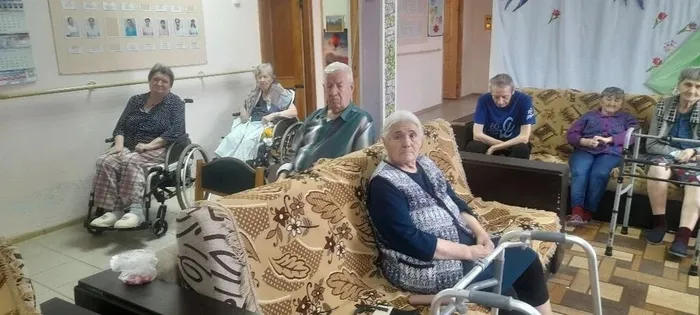 Благодарные участники мероприятия из Пансионата ветеранов труда