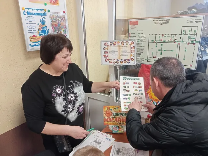 Работа интерактивной площадки Широкая масленица